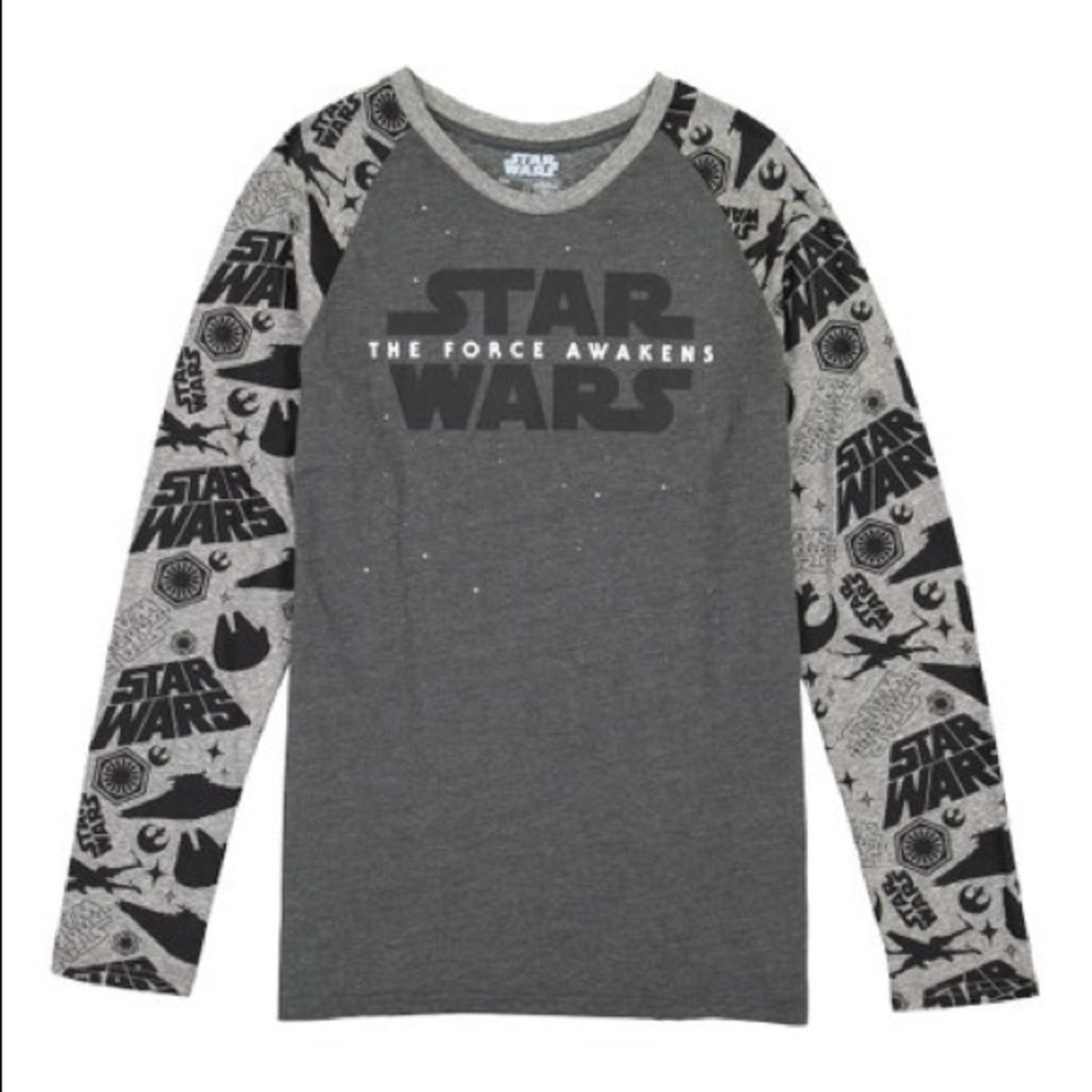 NWOT Fifth Sun Star Wars Force Awakens Raglan Tee